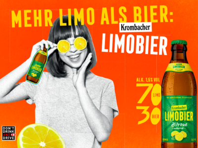 Jetzt Neu - Krombacher Limobier