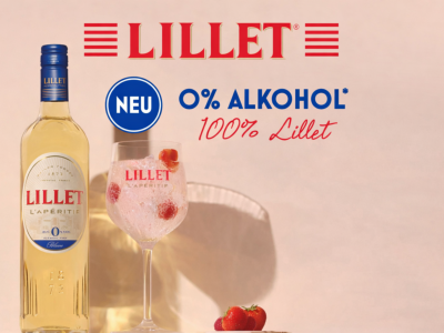 Neu ab Anfang April - Lillet alkoholfrei !