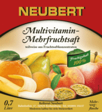 Neubert Multivitamin-Mehrfruchtsaft 100%