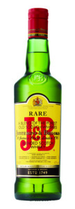 J & B Rare Blended Scotch Whiskey