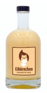 Eihörnchen Eierlikör mit Nuss
