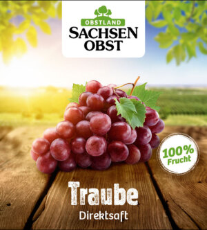 Sachsenobst Traubensaft Rot