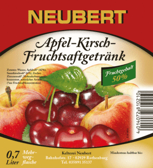 Neubert Apfel-Kirsch-Fruchtsaftgetränk 50%