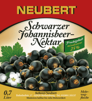 Neubert Schwarzer Johannisbeer-Nektar 25%