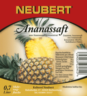 Neubert Ananassaft 100%