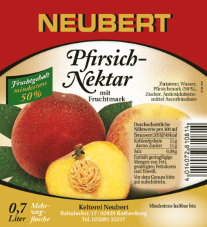 Neubert Pfirsich-Nektar 50%