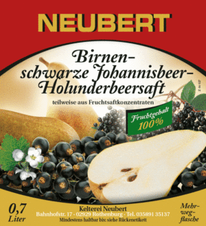 Neubert Birnen-Johannisbeer-Holunderbeersaft 100%
