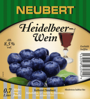 Neubert Heidelbeerwein