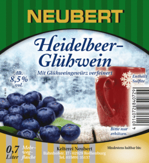 Neubert Heidelbeerglühwein