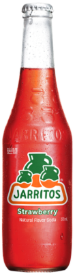 Jarritos Strawberry natural flavor soda