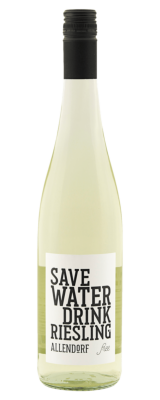 Save WATER drink RIESLING free
