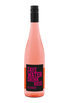 save Water drink Rosè Qualitätswein