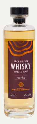 Sächsischer Whisky rauchig Single Malt